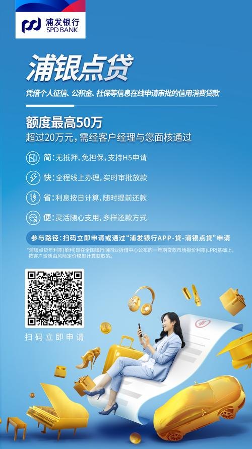 浦发最新贷款，点亮梦想的金融之光，自信启程学习变革之旅